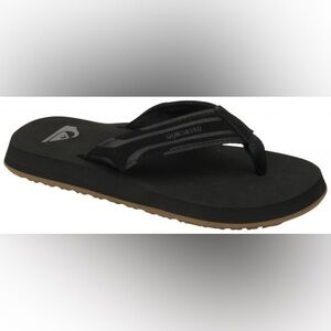 Quiksilver Boy's Monkey Wrench Sandal - Black / Black / Brown